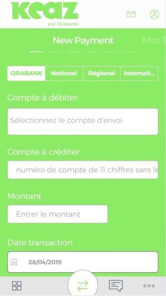 L’application mobile Keaz Orabank